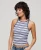 Essential Logo Racer Hemdtopje met Strepen Blauw
