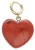 Bonnie Studios Dames Heart Copper Pendant, Materiaal: Nvt, Kleur: Rood