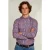 River Woods Custom Fit Checked Shirt Blue/pink Multi