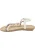 Cloud5ive Sandalen met riem ‘Wiliam’  lichtblauw / lichtbruin / pink / wit