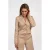 NIKKIE cropped blazer zand met glitter