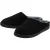Heren Suède Look Muilezels Slippers Zwart Plush Voering UK 7-13