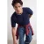 TRENDYOL MAN Heren Donkerblauw Effen Kort Relaxed fit T-shirts