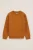 WE Fashion – Jongens sweater met embroidery – Regular fit – Mosterdgeel – Katoen –