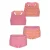 B.Nosy reversible halterbikini roze/oranje