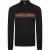 Dare 2B Heren Unite Us Gebreide Half Rits Sweatshirt (Zwart/Amber Gloed)