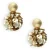 LOTT. gioielli Oorbellen Dames Sq Cup Sequin Globe S, Kleur: Goudkleurig