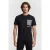 Karl Lagerfeld Black Klj Reg Mixed Material Tee