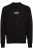 !Solid Sweatshirt ‘Rubio’  zwart / wit