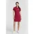 Karl Lagerfeld Ikon Sketch Polo Zipped Dress Persian Red