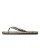 QUIKSILVER Teenslippers ‘Molokai’  sand / antraciet
