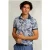 River Woods Custom Fit Cotton Floral Polo Lt Mombasa Mix Blue