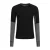Mountain Warehouse Heren Ultra Merino Wol Ronde Hals Base Layer Top (Zwart)