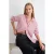 TRENDYOLMİLLA Dames Rood Gestreept Lang Oversized Overhemden