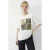 Leopardprint Sequins T-shirt met Ronde Hals
