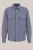 WE Fashion – Heren regular fit gebreid overshirt – Regular fit – Blauw – Katoen –