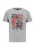 Oldskull Shirt ‘Xtreme Retro Rock Skull Graphic’  grijs
