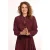 Didi blousejurk met print – donkerrood