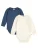 Müsli by GREEN COTTON Rompertje/body  donkerblauw / offwhite