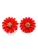 AVANT-GARDE PARIS Oorbellen ‘Genevieveette’  rood