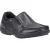 Hush Puppies Morgan Leer Jongens Zwarte Loafers