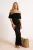 TRENDYOLMİLLA Dames Zwart Ajour Maxi Kort Strandkleding Recht Jurken