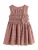 Next Jurk  chocoladebruin / wijnrood / wit