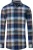 Redmond Flanellen Overhemd blauw, Ruit