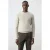 Mango Man katoenen regular fit gebreide trui – lichtbeige