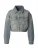 HUGO Tussenjas ‘Galatea_B’  blauw denim