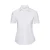 Russell Collection Dames/Dames Poplin Overhemd met Korte Mouwen (Wit)