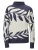MADELEINE Trui  smoky blue / wit