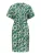 OBJECT Jurk  beige / donkergroen