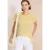 Shirt met boothals en mesh inzet