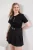 Trendyol Curve Dames Zwart Effen Kort Getailleerd Grote maten Blouses