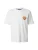 HUGO Shirt ‘Nalentinio’  blauw / lichtoranje / wit