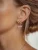 Hey Happiness Oorbellen ‘Eyes and Lips’  zilver
