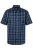Boston Park Overhemd  navy / aqua / wit