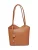 Anna Luchini Brown Rundleer Tas