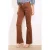 LOLALIZA flared regular waist flared broek bruin