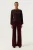 Garcia celia 249 wide corduroy broek bordeauxrood