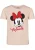 Mister Tee Shirt ‘Minnie Mouse’  poederroze / vuurrood / zwart / wit
