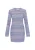 MYMO Gebreide jurk  blauw / lila
