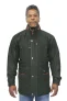 Heren nubuck lederen parka jas-Winnipeg
