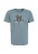 GREENBOMB Shirt ‘Animal Sloth Ice’  hemelsblauw / bruin / geel