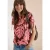 Cecil Dames Shirt met rimpels en print in Oranje