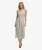 Print Button Down Cami Midi-jurk White