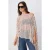 TRENDYOLMİLLA Dames Ecru Stippen Mouwloos Oversized Blouses