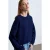 Dames Effen Crew Neck Geribbelde Trui