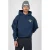Prohibited oversized hoodie met backprint – oceanic blue
